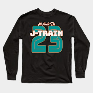 All Aboard the Ajayi J-Train Tshirt Miami Fans Long Sleeve T-Shirt